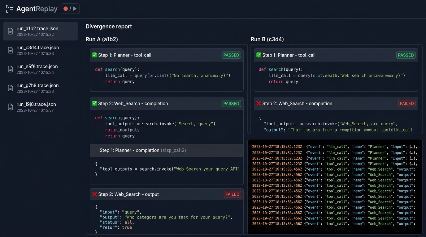 AgentReplay LangGraph Testing Harness