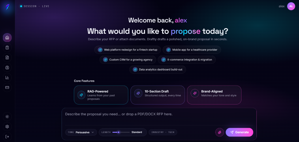ProposalAI RAG Proposal Generator